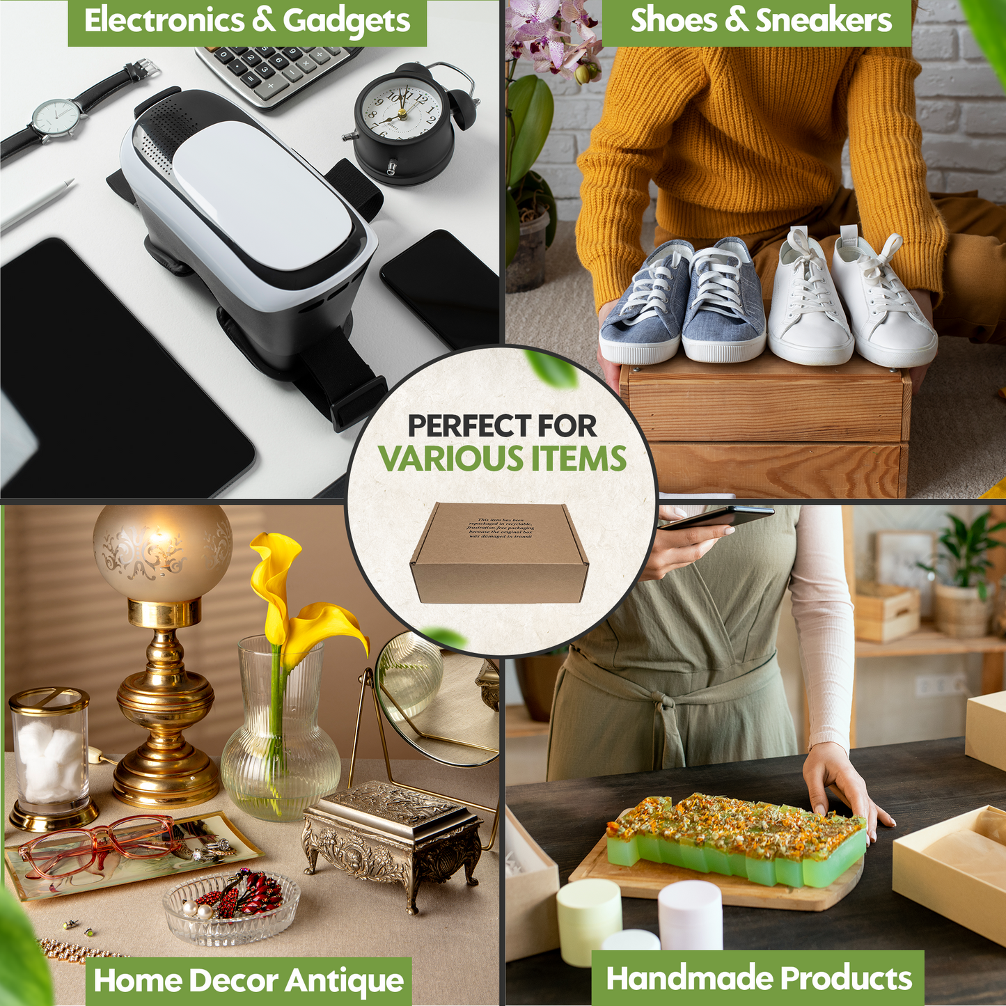 (Large Size) Shipping and Replacement Shoe Box - 14.625" X 9.50" X 5.125"
