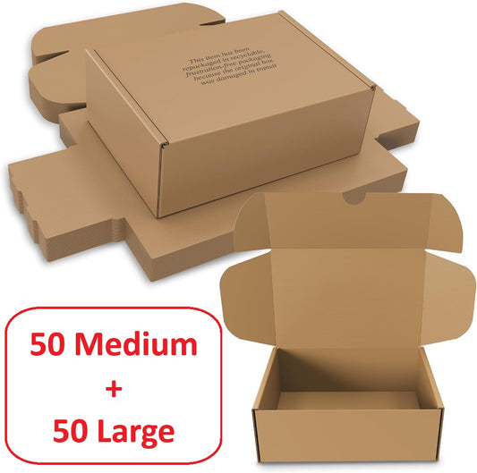 Large + Medium Shoe Box Bundle (50+50)