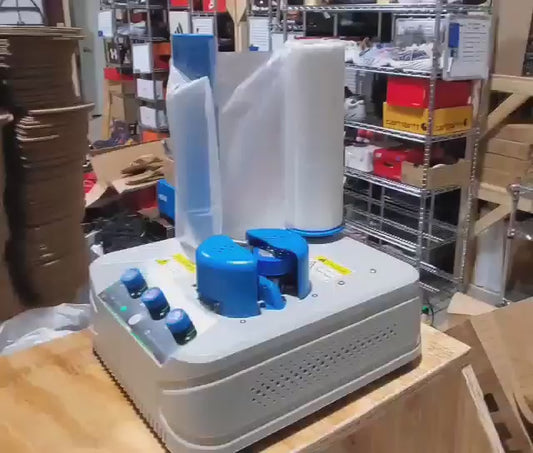 Air bubble wrap machine